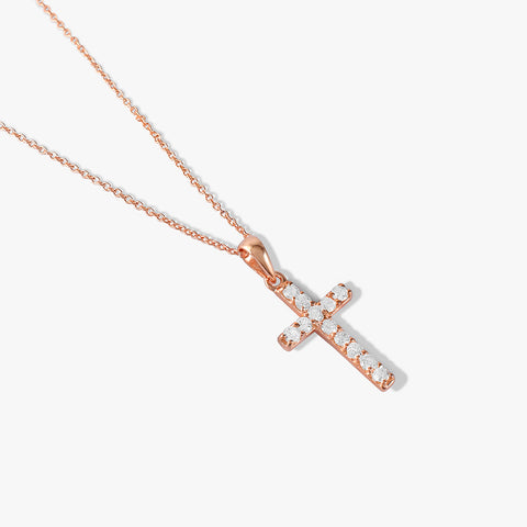 Cross Diamond Necklace