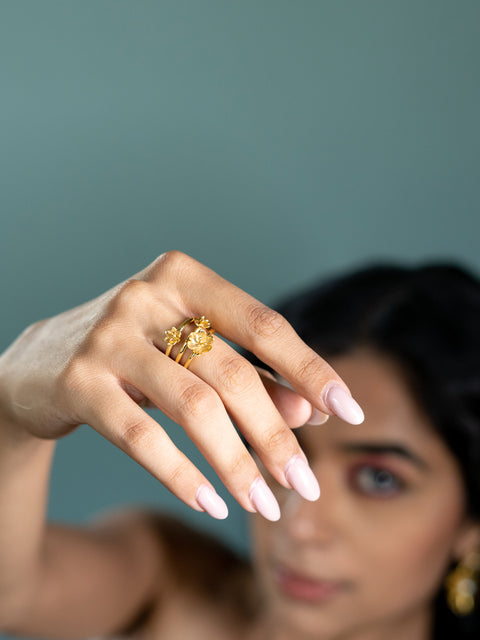 Floret Ring- 925 Sterling Silver