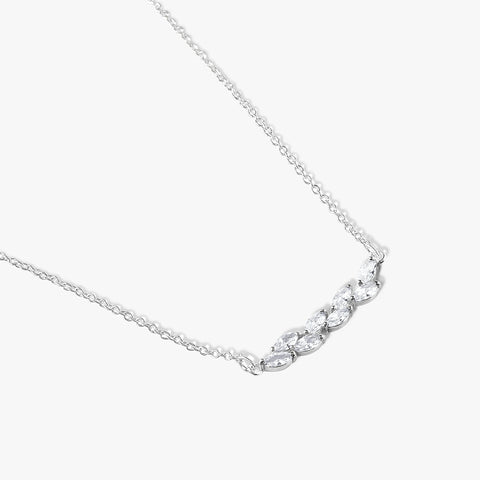 Leafy Marquise Necklace