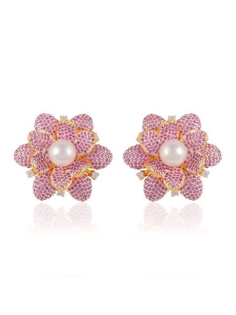 Petunia Maxi Studs- 925 Sterling Silver