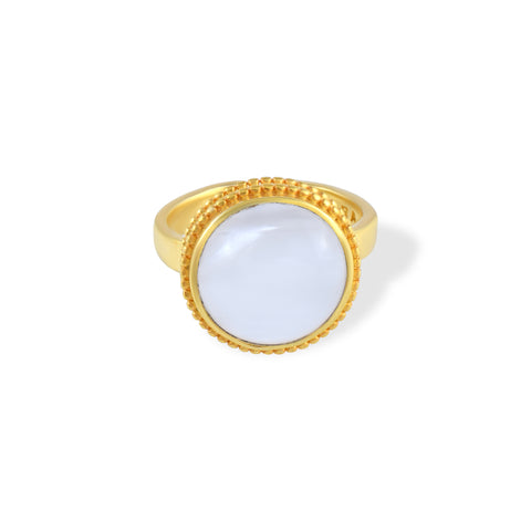 Solis Ring- 18K Gold Plated Brass