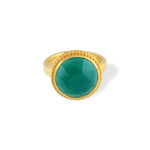 Solis Ring- 18K Gold Plated Brass