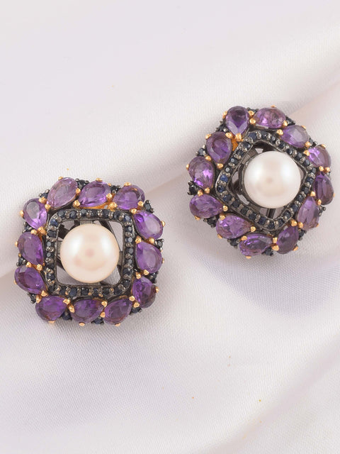 Tetra Studs- 925 Sterling Silver